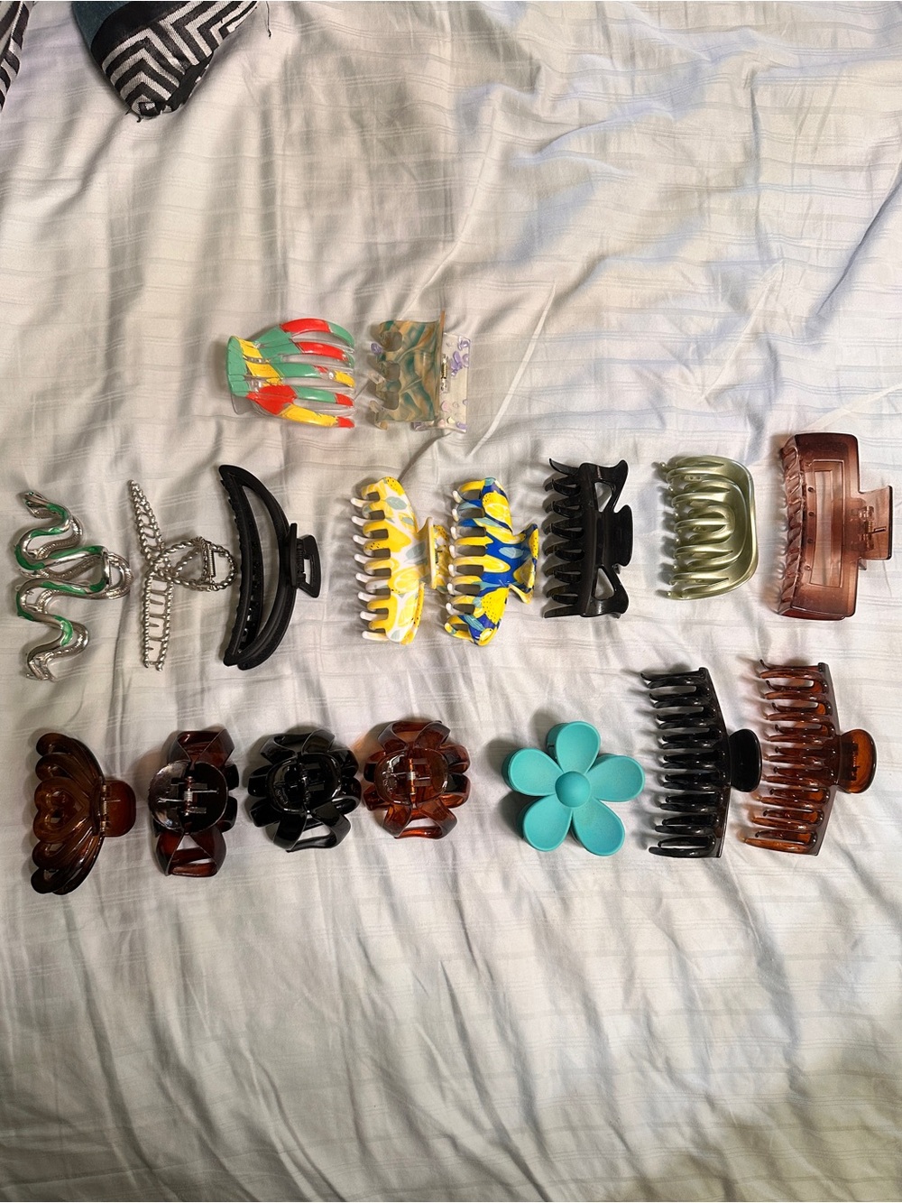 Assorted Women’s Hair Claw Clips - Multicolor Pack
